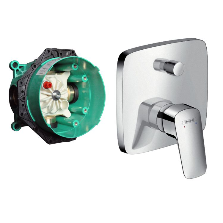 Hans Grohe Logis Unterputz Wannen Armatur Set Up Bad Brausearmatur Crometta 85 Ebay
