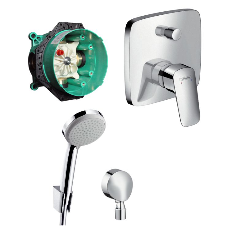 Hans Grohe Logis Unterputz Wannen Armatur Set Up Bad Brausearmatur Croma 100 Ebay